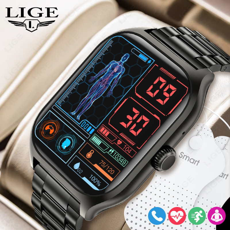 Smartwatch Watches For Sale - LIGE Smart Watch Fitness Bracelet Health