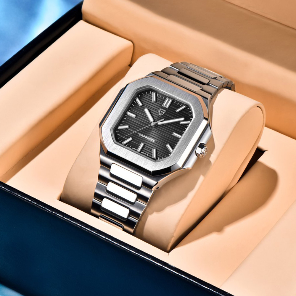 Anti-Magnetic Watch - PAGANI DESIGN Fashion Square Business Quartz