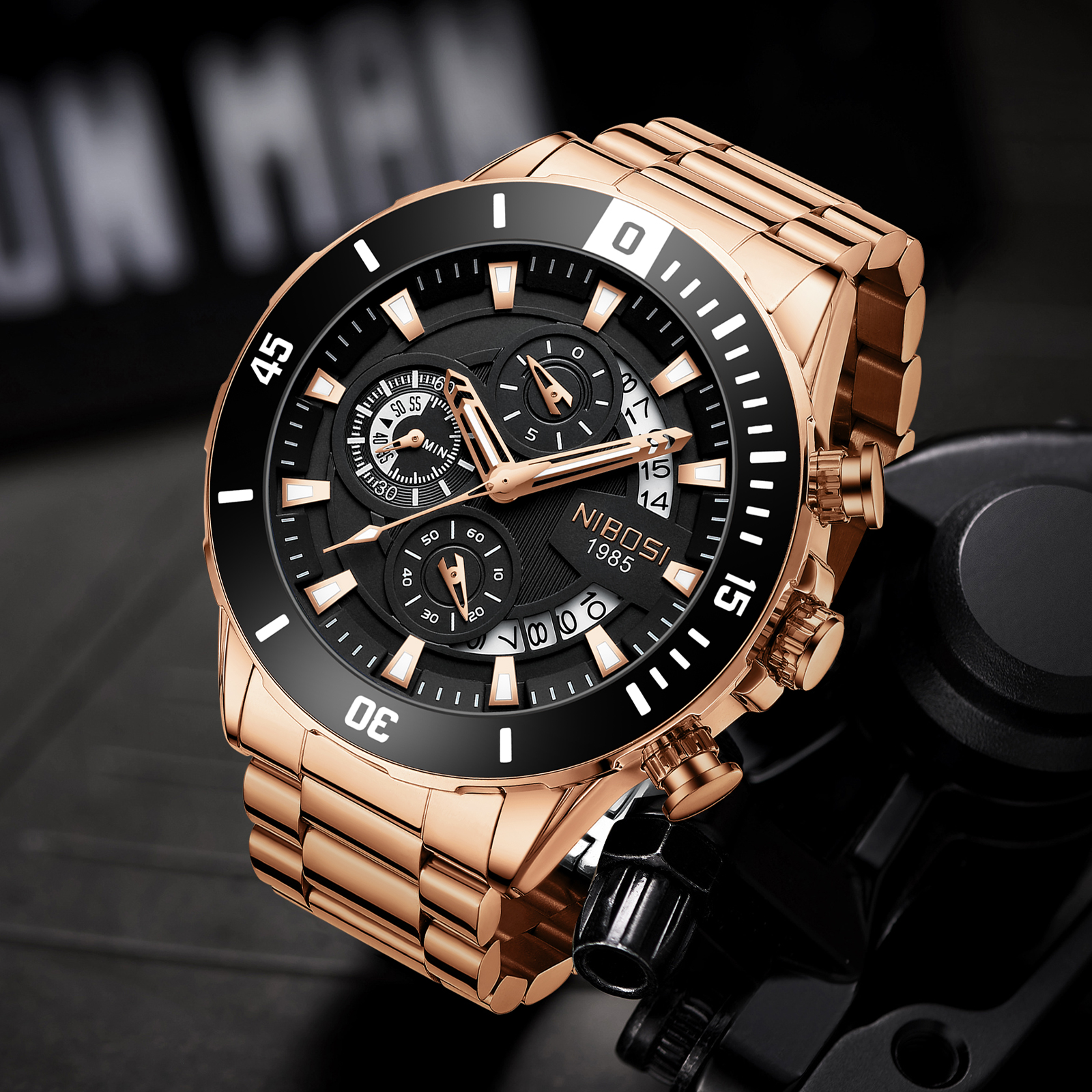 Anti-Magnetic Watch - NIBOSI New Men's Watches Top Brand