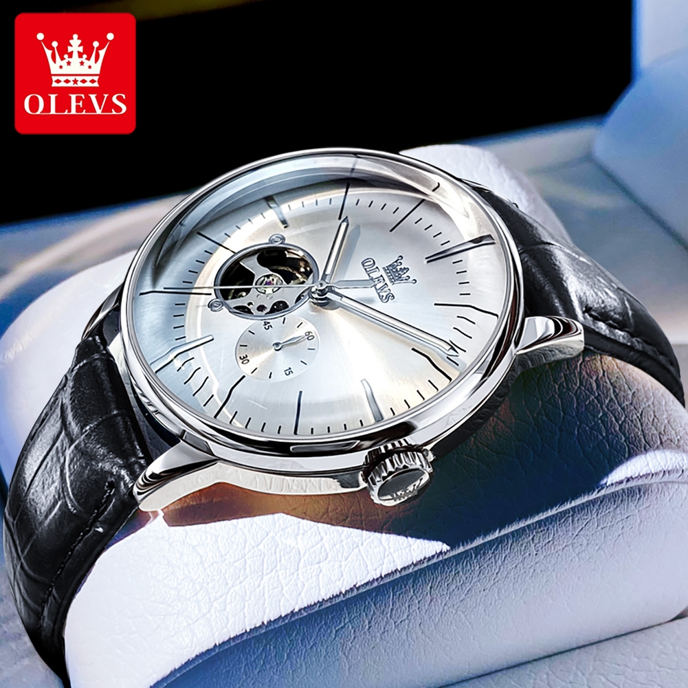 Anti-Magnetic Watch - OLEVS Casual Fashion Men's Watches Leather
