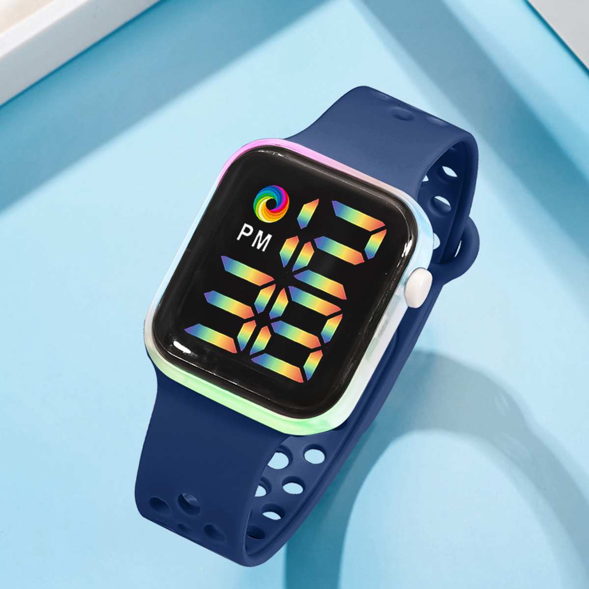 Smartwatch Watches Gift For Boys - Children's Smart Electronic Watch LED Colorful