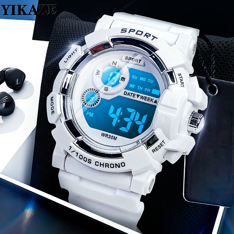 Smartwatch Watches Gift For Boys - YIKAZE Kids Watches Fashion Luminous Waterproof