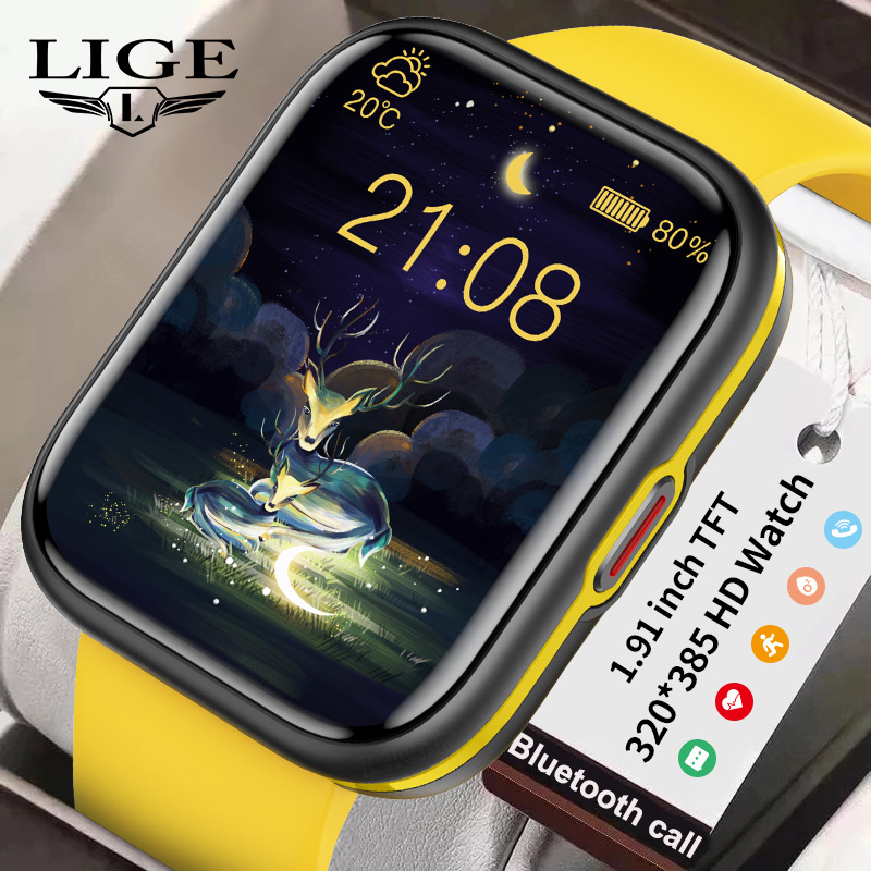 Smartwatch Watches For Sale - LIGE Smart Watch 1.91inch Sports Tracker