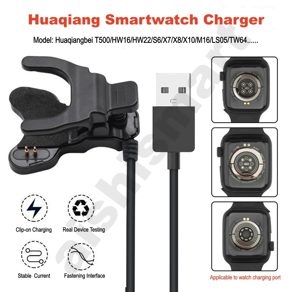 Clip Charger 2pin 3pin 3mm 4mm - Watch X7 のレビューと価格