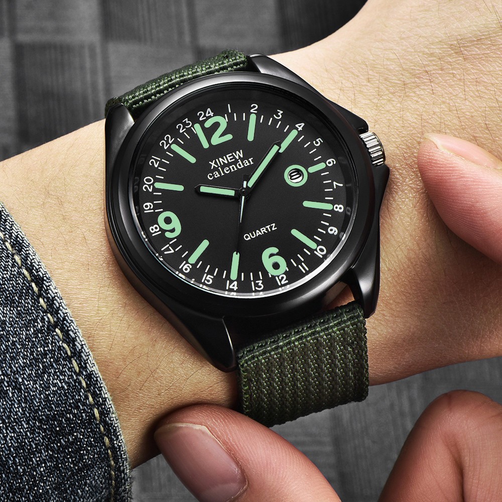 Military Mens Quartz Watch Bla - Smartwatch Military Watches For Men のレビューと価格