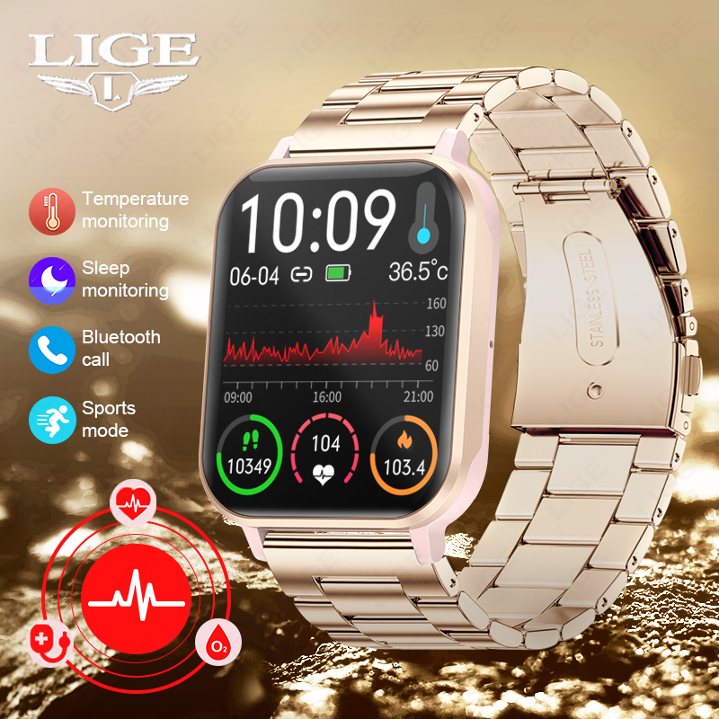 LIGE Men's Smart Watch Health  - Smartwatch Watches For Sale のレビューと価格