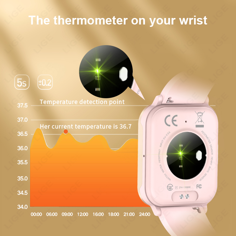 LIGE Men's Smart Watch Health  - Smartwatch Watches For Sale のレビューと価格