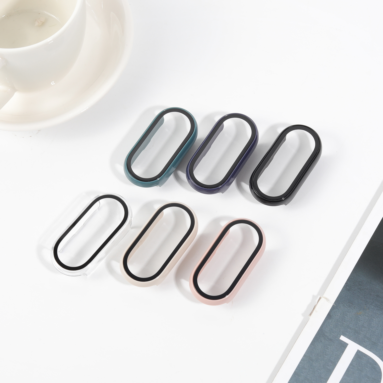 Tempered Glass+PC Case For Xia - Smartwatch Watches Xiaomi のレビューと価格