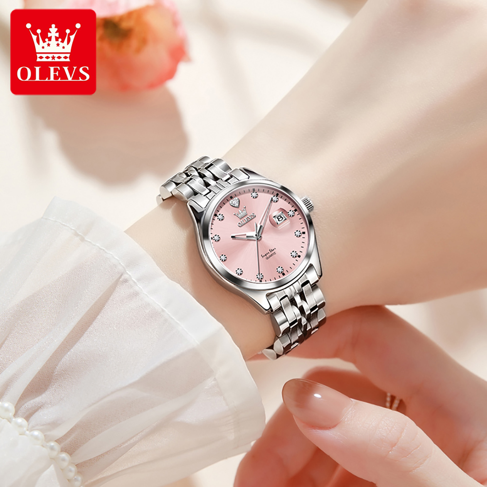 OLEVS Women's Watches 5649L Tr - Anti-Magnetic Watch のレビューと価格