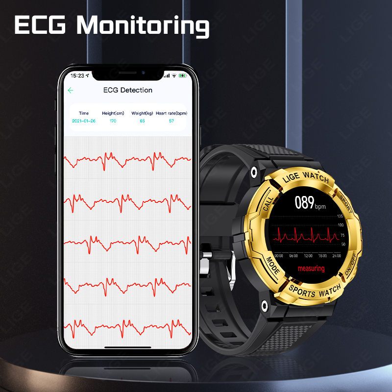 LIGE Men's Smart Watch Health  - Smartwatch Watches For Sale のレビューと価格