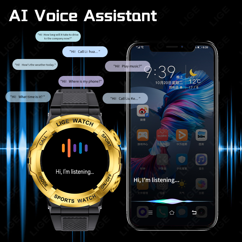 LIGE Men's Smart Watch Health  - Smartwatch Watches For Sale のレビューと価格