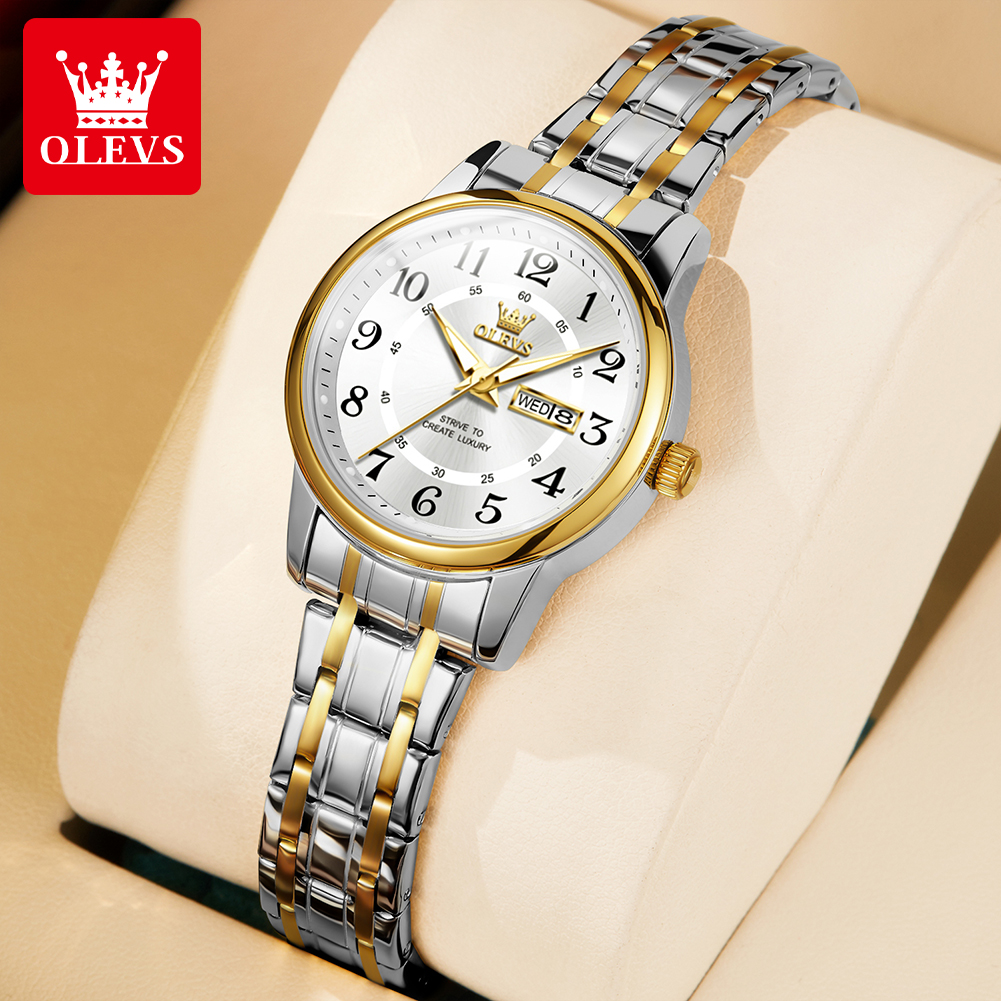 OLEVS 2891 Luxury Brand Fashio - Anti-Magnetic Watch のレビューと価格