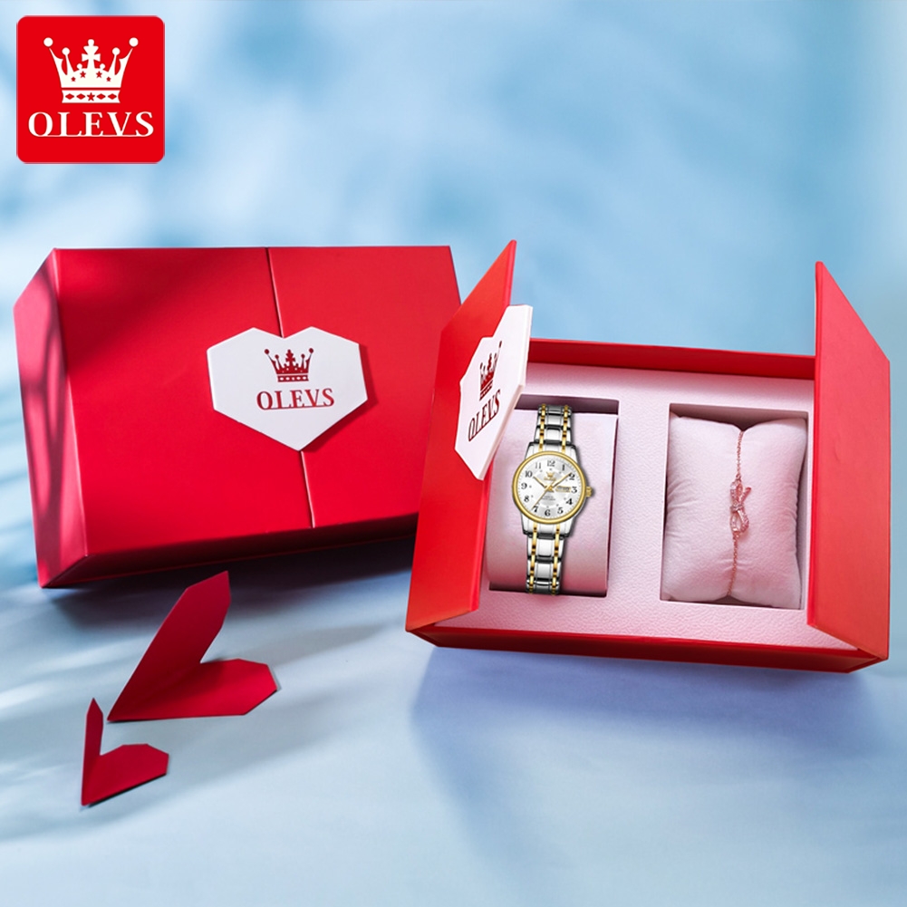 OLEVS 2891 Luxury Brand Fashio - Anti-Magnetic Watch のレビューと価格