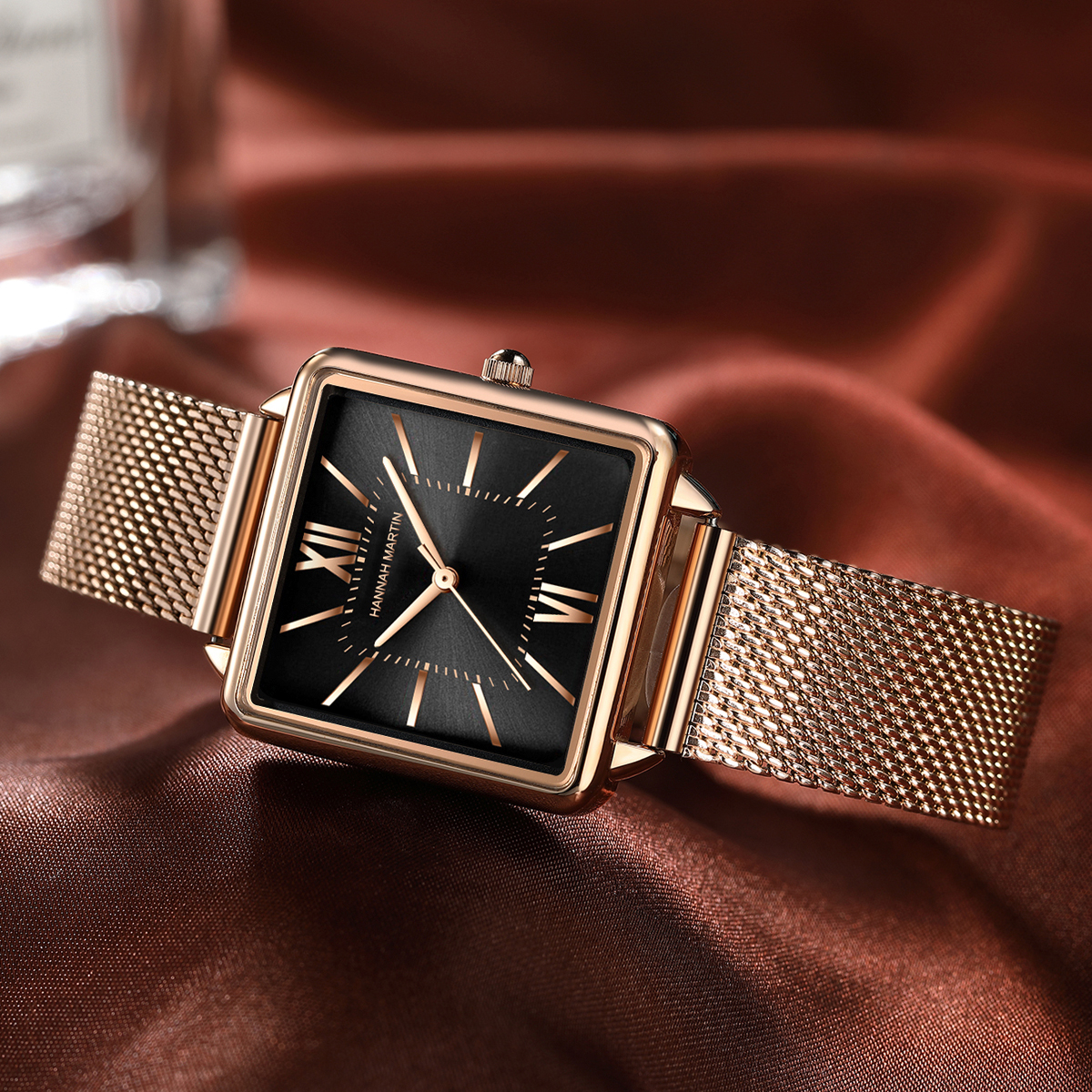 Ladies Square High Quality Sta - Anti-Magnetic Watch のレビューと価格