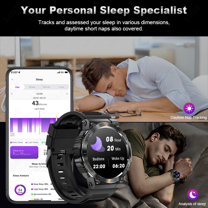 LIGE 2026 Smart Watches Heart  - Smartwatch Watches For Sale のレビューと価格