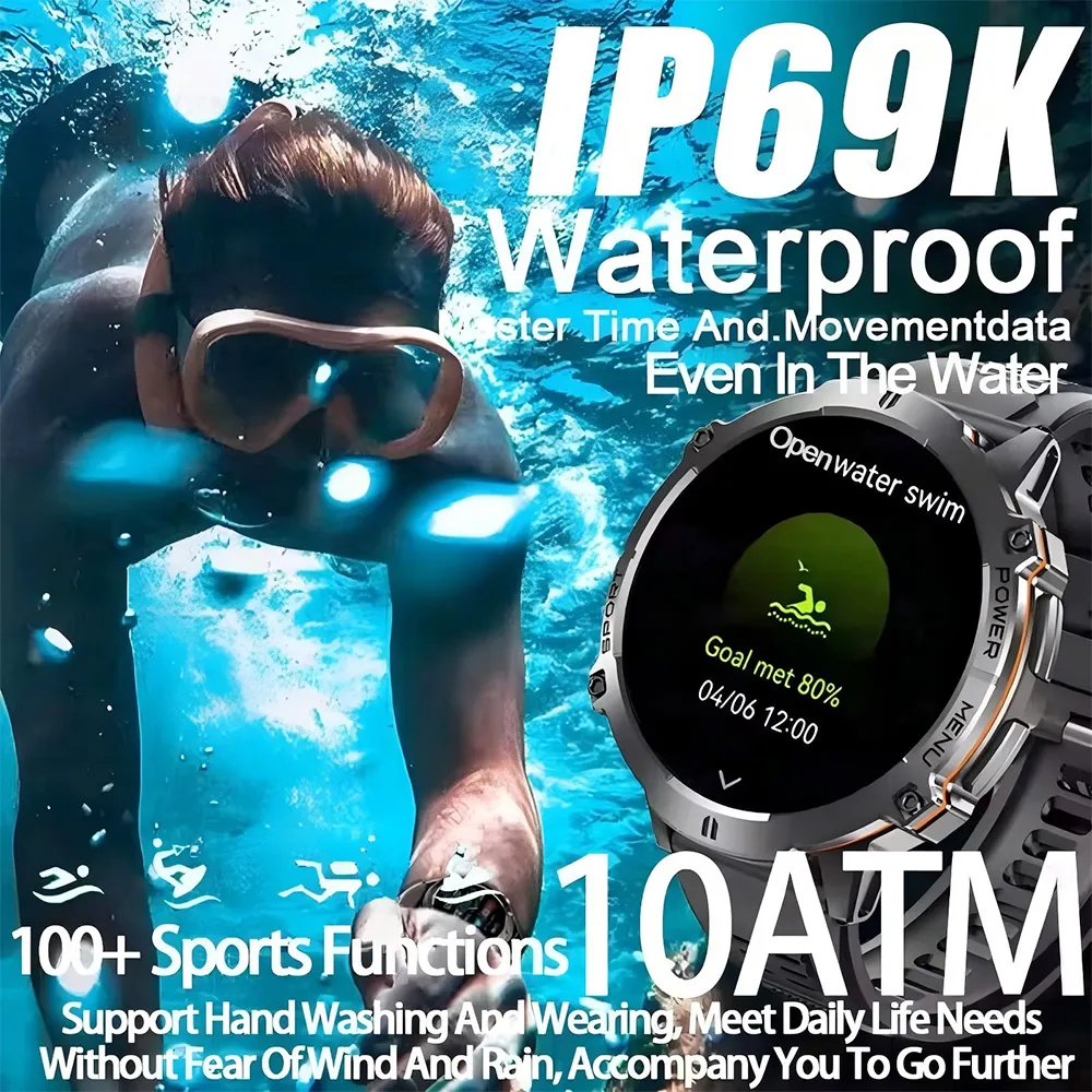 2026 Military TANK X3 Smart Wa - Smartwatch Military Watches For Men のレビューと価格