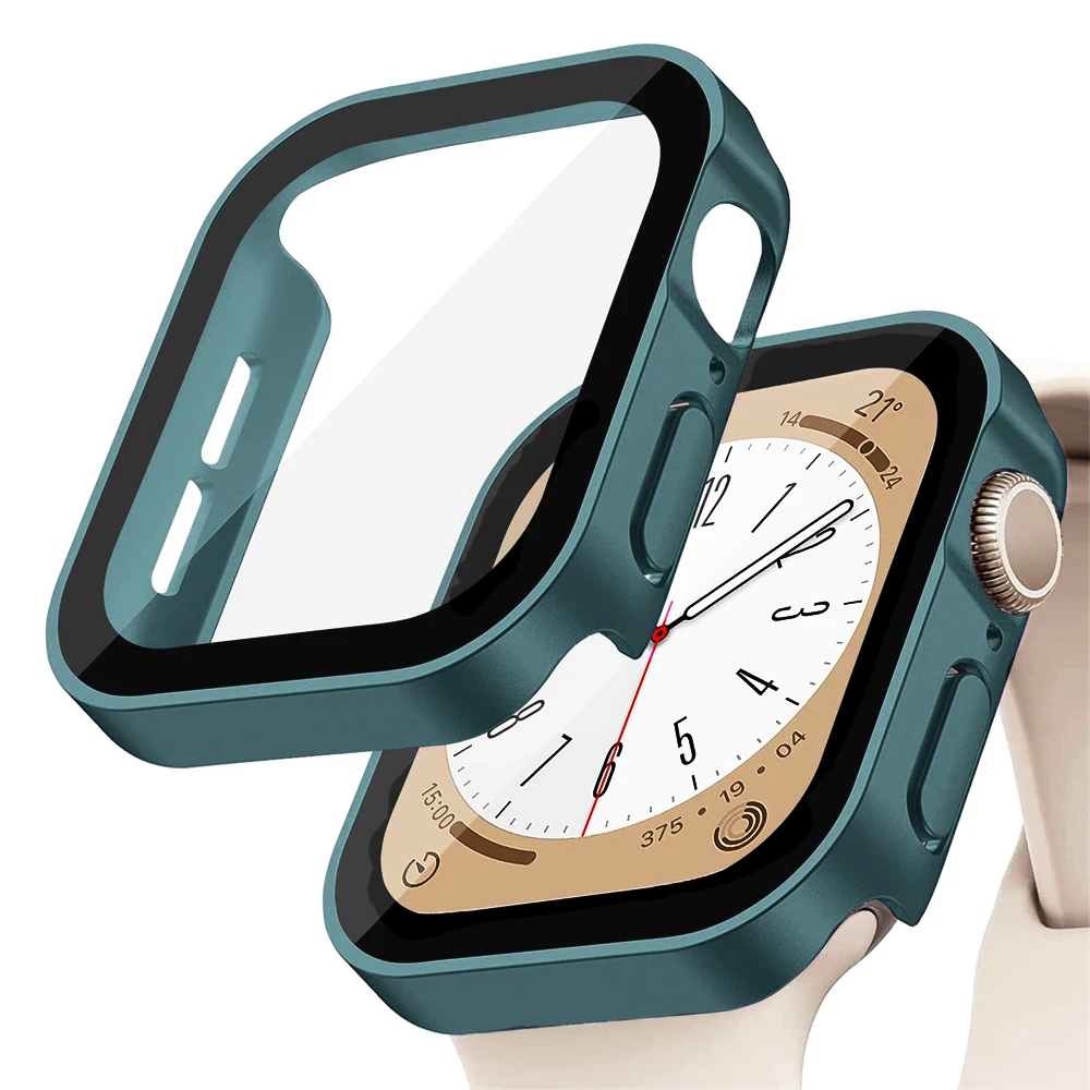 Glass+cover For Apple Watch ca - Smartwatch Watches For Girls のレビューと価格