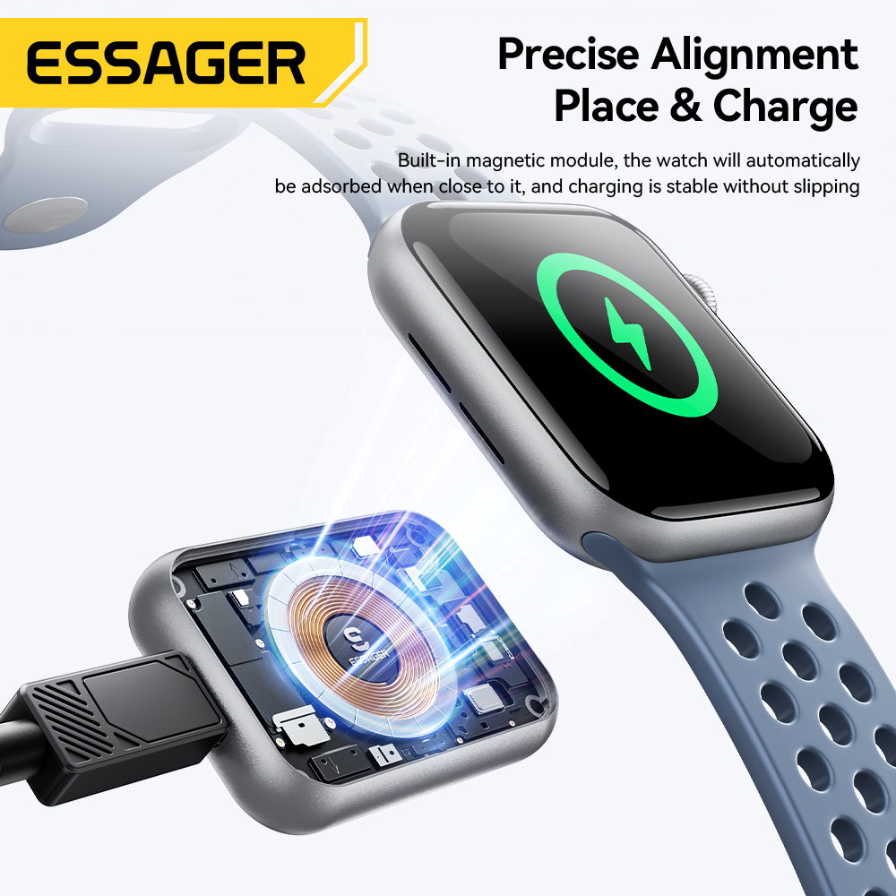 Essager 5W Magnetic Wireless C - Iwatch Smartwatch のレビューと価格