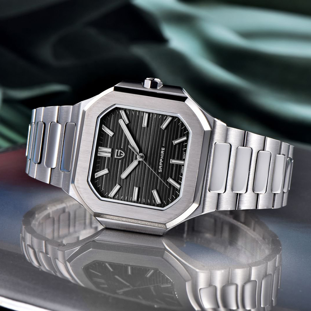 PAGANI DESIGN Fashion Square B - Anti-Magnetic Watch のレビューと価格
