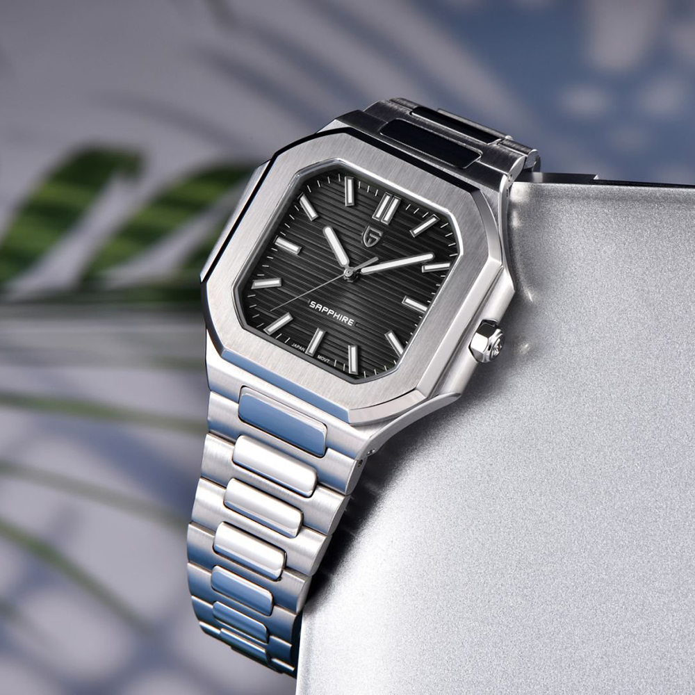 PAGANI DESIGN Fashion Square B - Anti-Magnetic Watch のレビューと価格