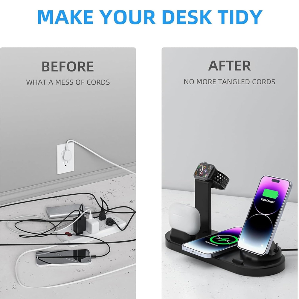 30W 7 in 1 Wireless Charger St - Smartwatch Apple Watch のレビューと価格