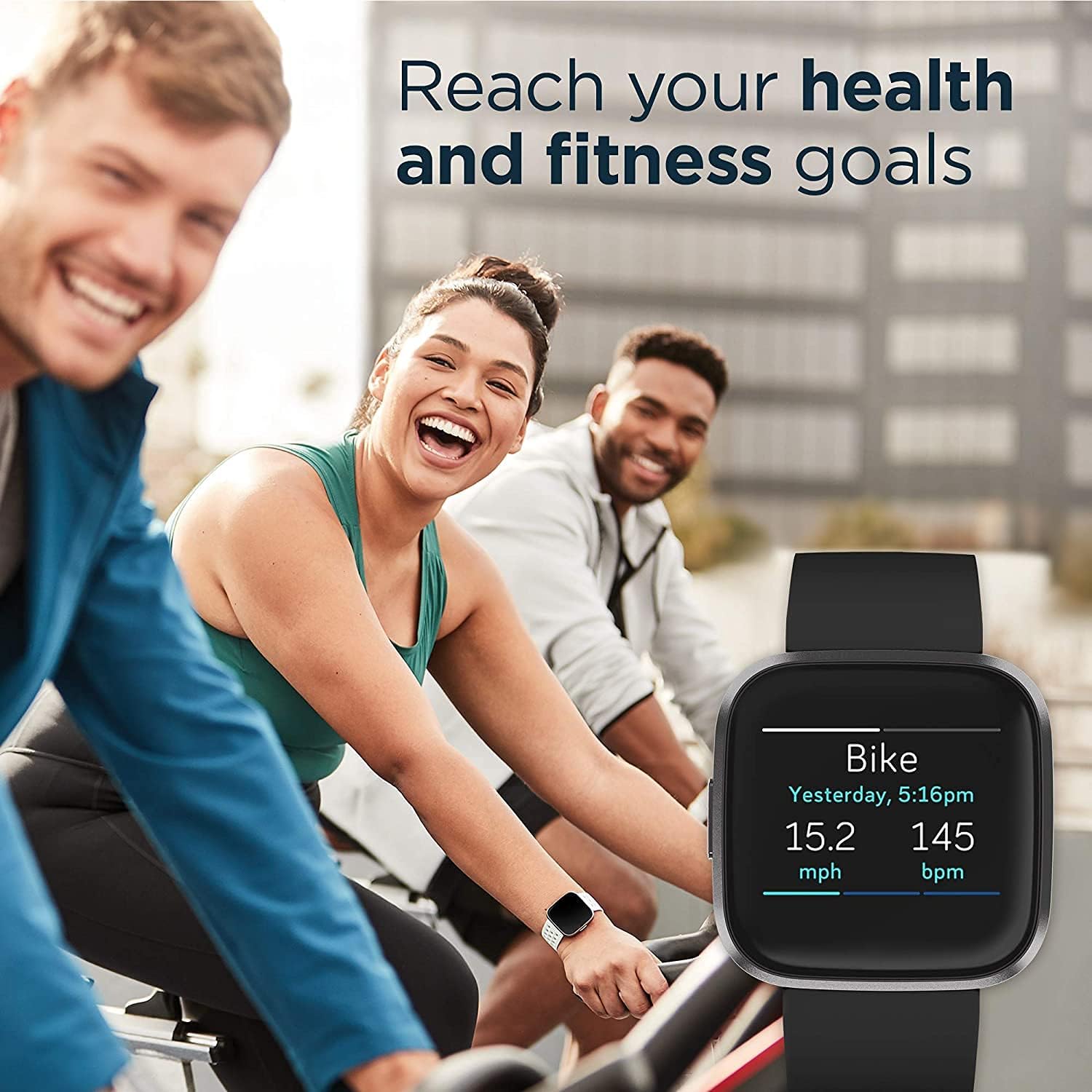 Fitbit Versa 2 Health and Fitn - Hybrid Smartwatch のレビューと価格