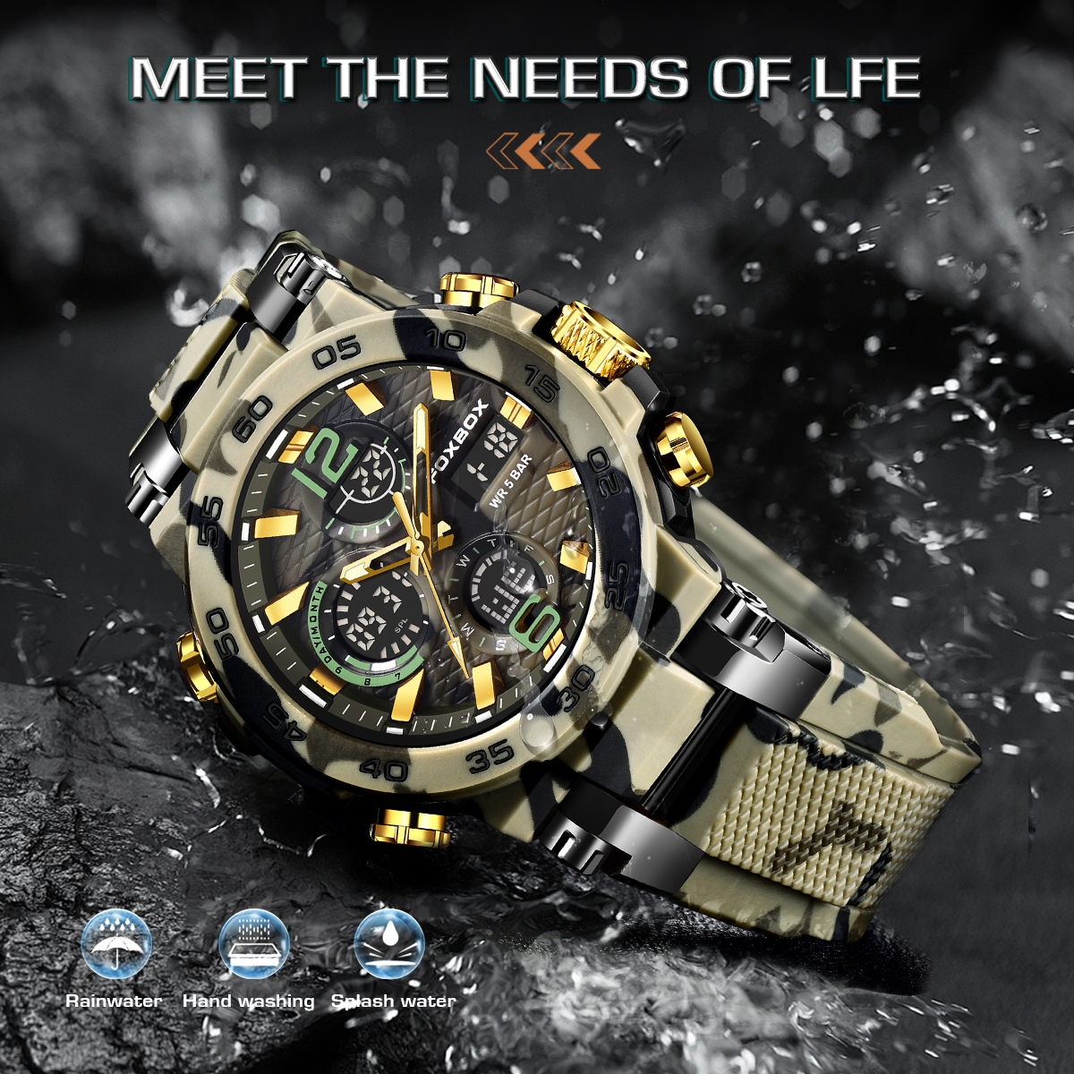 LIGE Electronic Men's Wristwat - Smartwatch Military Watches For Men のレビューと価格