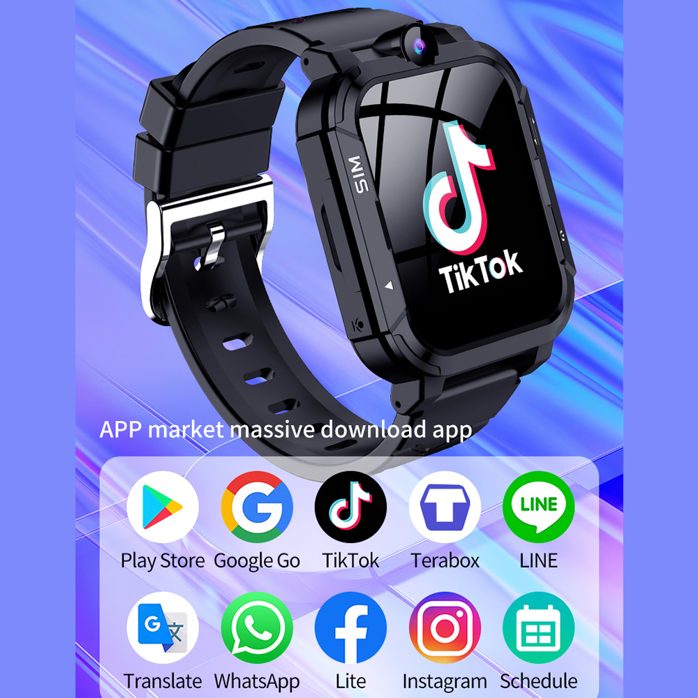 4G Kids Smart Watch 1+8GB GPS  - Smartwatch Watches Gift For Boys のレビューと価格