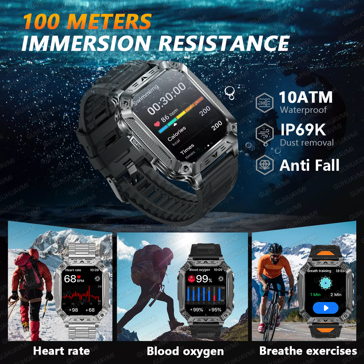 TANK Ultra 2026: 1400mAh Milit - Smartwatch Military Watches For Men のレビューと価格