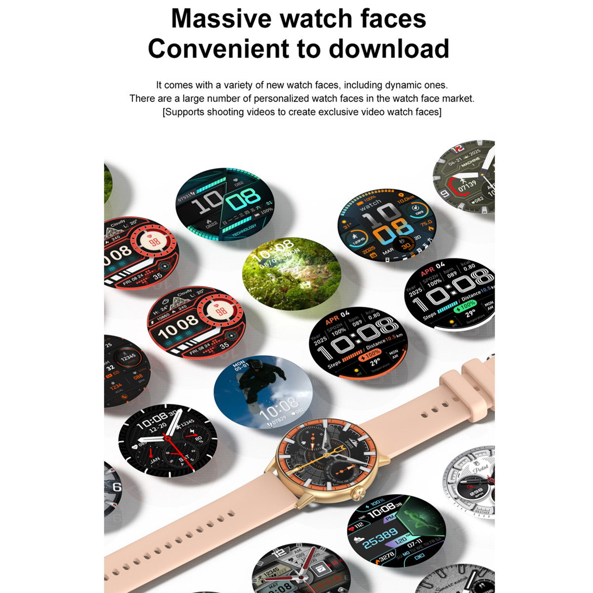 Ivanony Smart Watch Ladies 4GB - Smartwatch Watch Whatsapp のレビューと価格