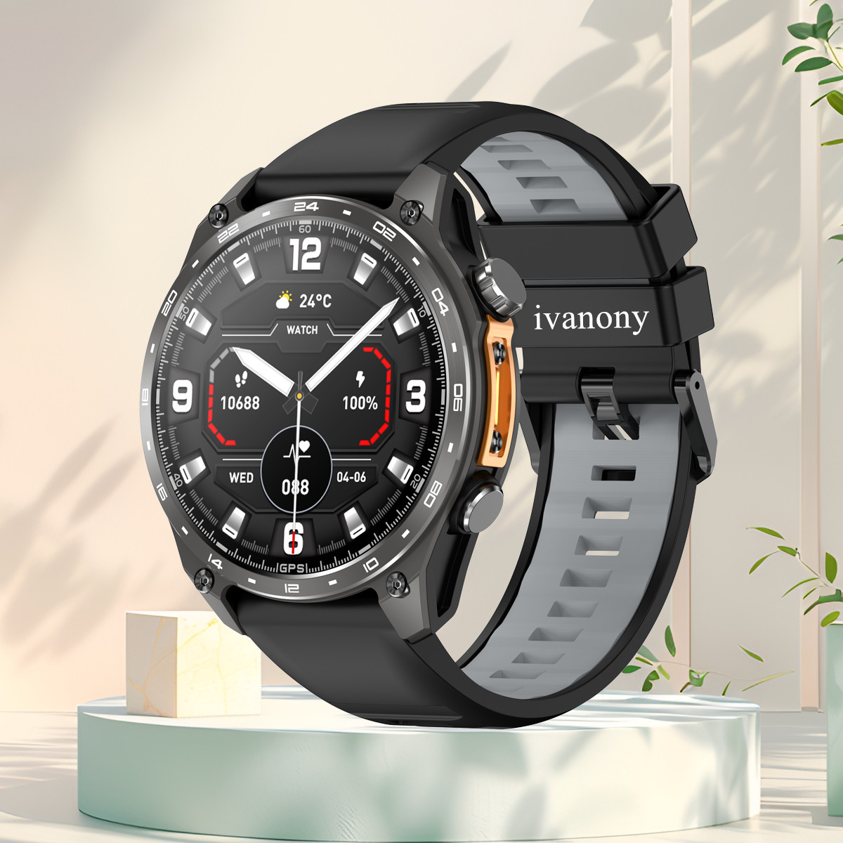 3ATM Waterproof Sports Smartwa - Smartwatch Watch Whatsapp のレビューと価格