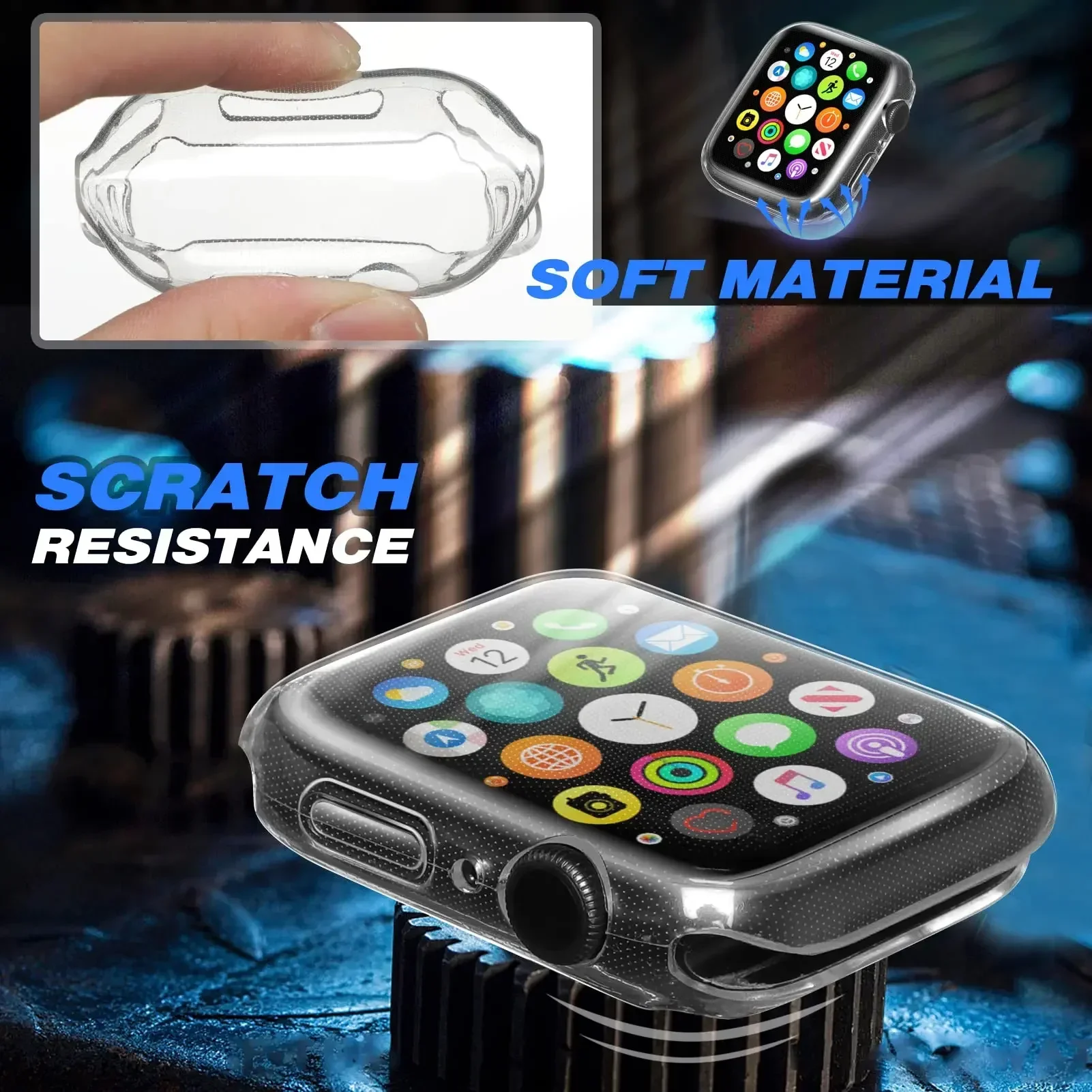 Cover For Apple Watch Case 44m - Smartwatch Watches For Girls のレビューと価格