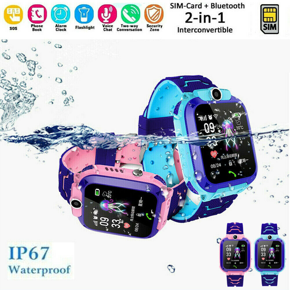 Q12 Kids Smart Watch 2G SOS Ca - Smartwatch Watches Gift For Boys のレビューと価格