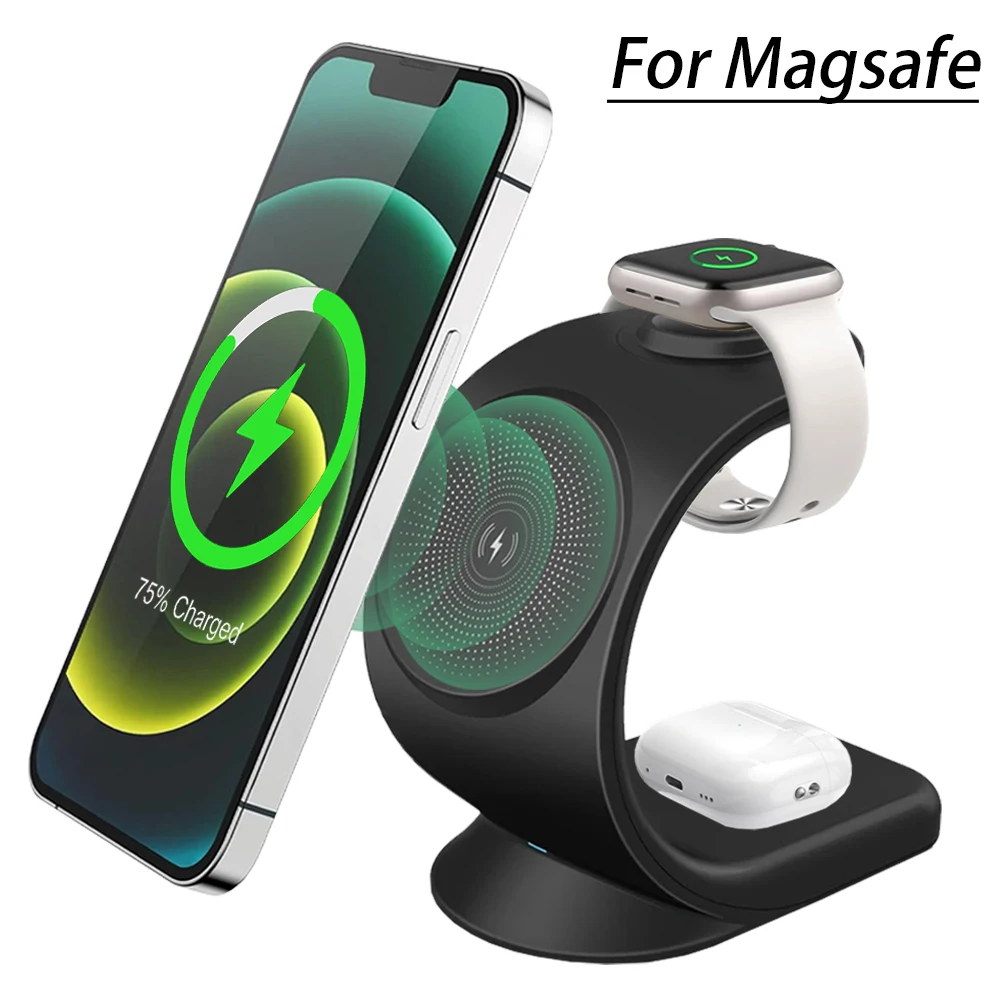 Magnetic Wireless Charger 3 in - Smartwatch Apple Watch のレビューと価格
