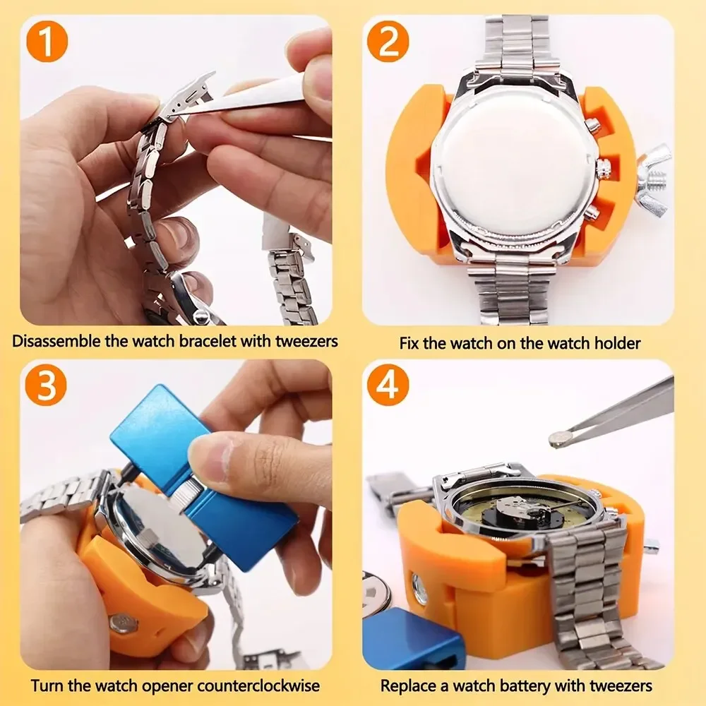 3 in 1 Repair Tool Set Watch B - Case Back Opener のレビューと価格