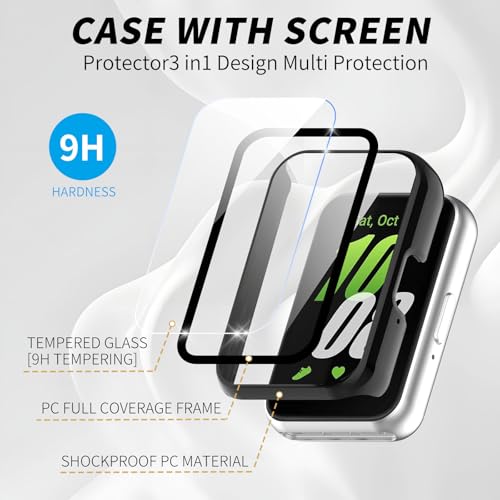 Glass+Case For Samsung Galaxy  - Smartwatch Watches For Girls のレビューと価格