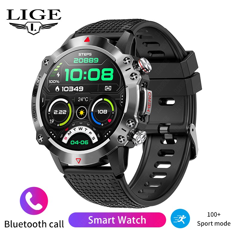 LIGE Men's Smartwatch Health B - Smartwatch Watches For Sale のレビューと価格