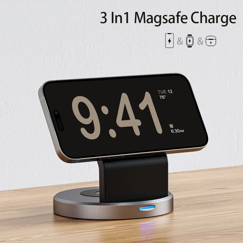 3 In 1 Magnetic Wireless Charg - Iwatch Smartwatch のレビューと価格