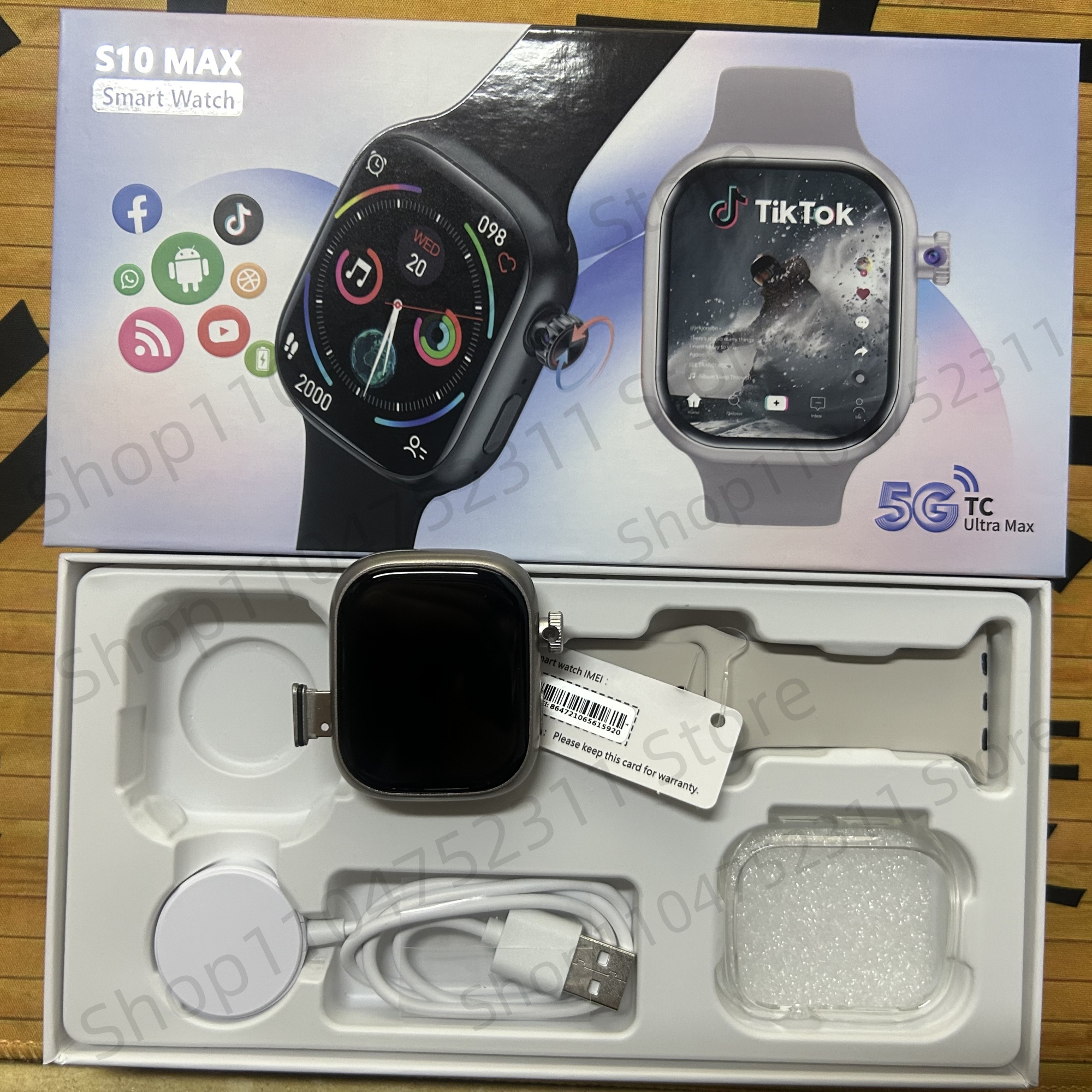 S10 MAX Smartwatch 2.29inch An - Smartwatch Watch Whatsapp のレビューと価格