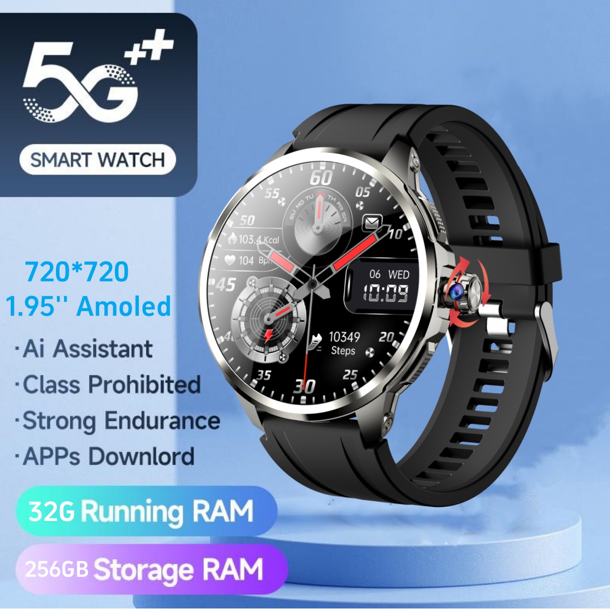 New H99 Smart Watch 1.95 inch  - Smartwatch Watch Whatsapp のレビューと価格
