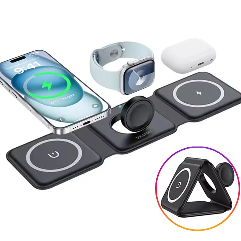 3-in-1 Magnetic Folding Wirele - Smartwatch Apple Watch のレビューと価格