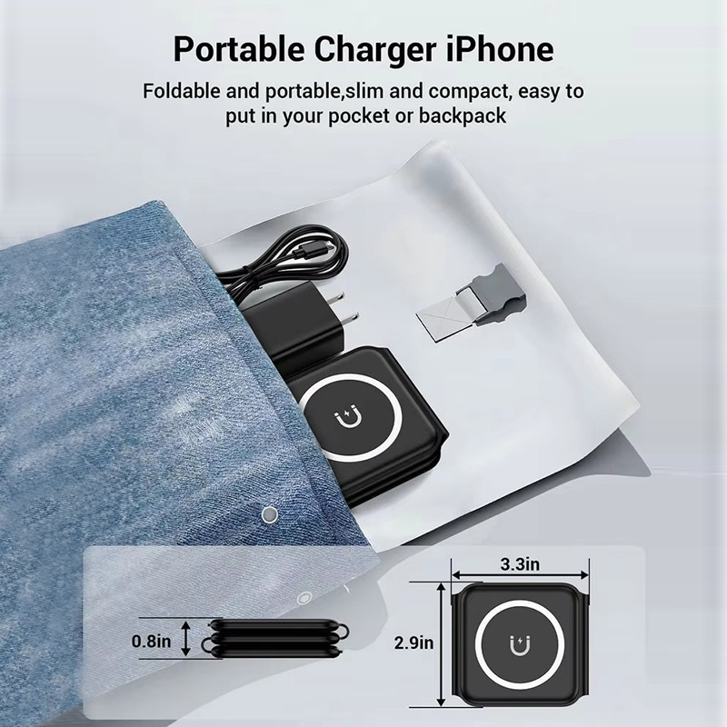 3-in-1 Magnetic Folding Wirele - Smartwatch Apple Watch のレビューと価格