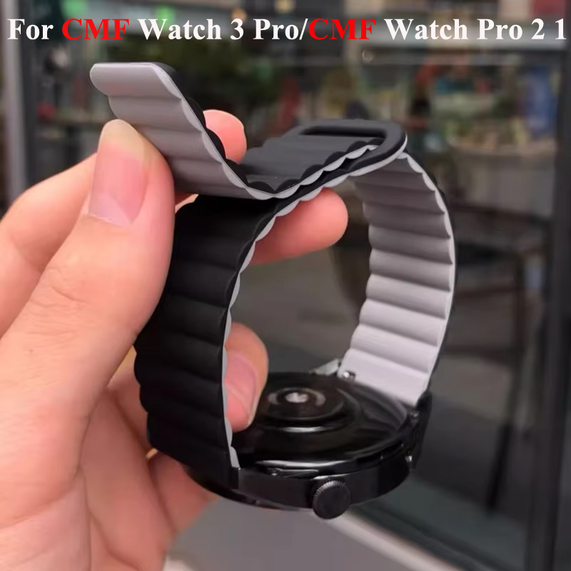 22mm Magnetic Silicone Band Fo - Smartwatch Nothing Watches のレビューと価格