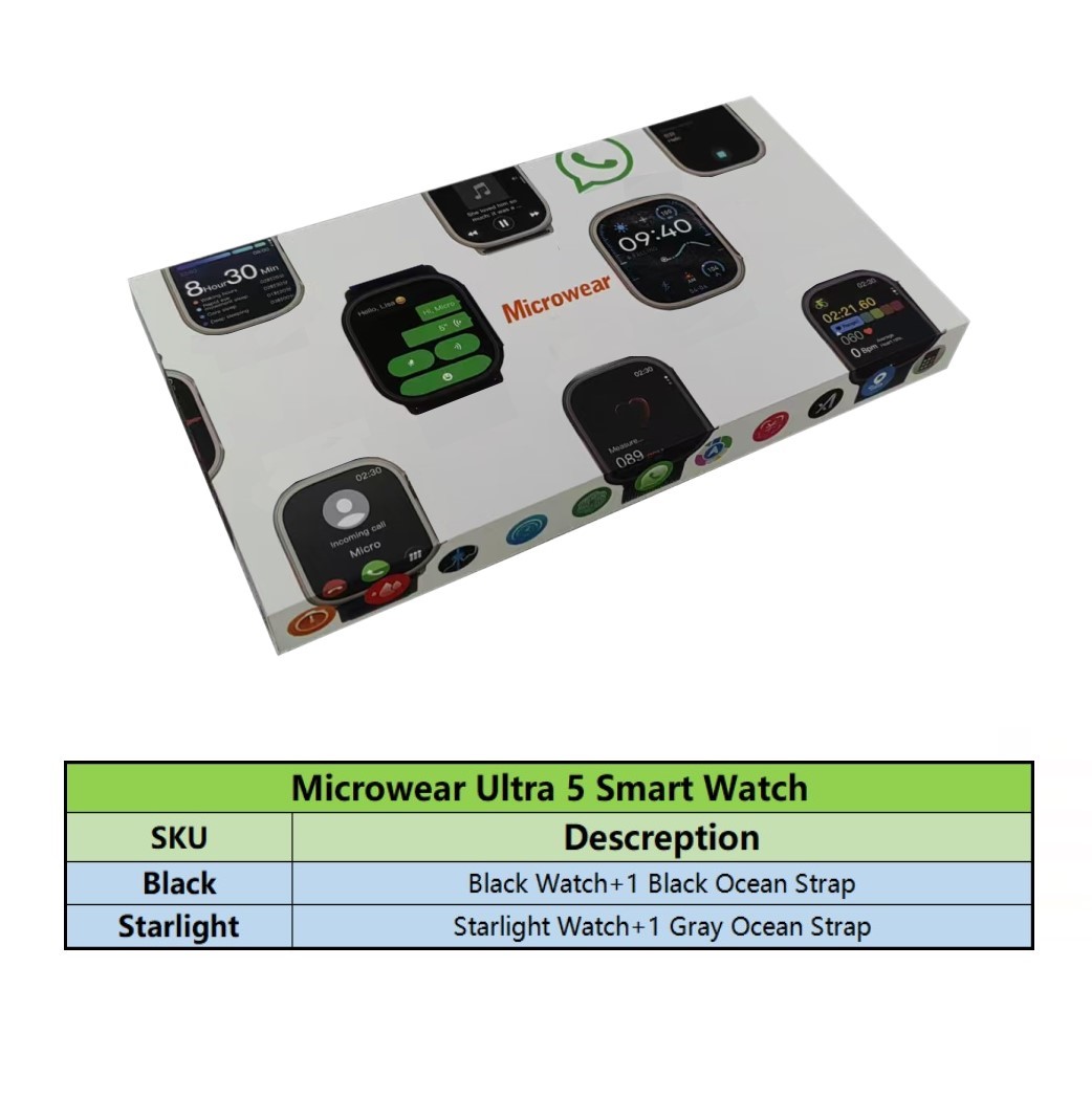 Whatsapp Quick Replies Ultra5  - Smartwatch Watch Whatsapp のレビューと価格