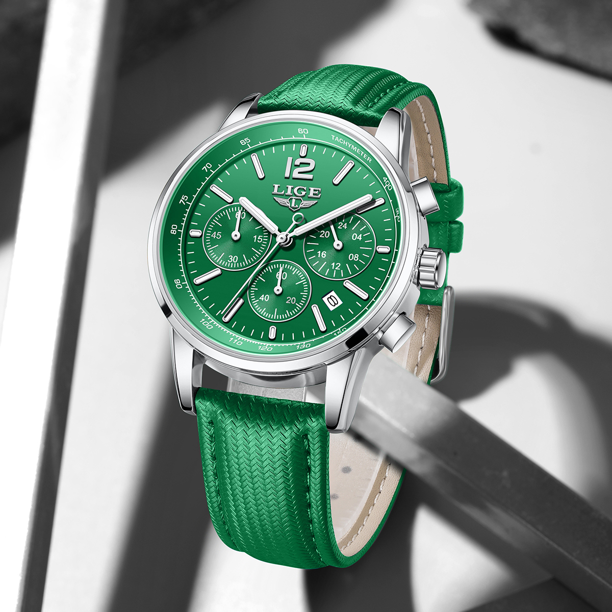 LIGE Casual Leather Watch For  - Smartwatch Military Watches For Men のレビューと価格