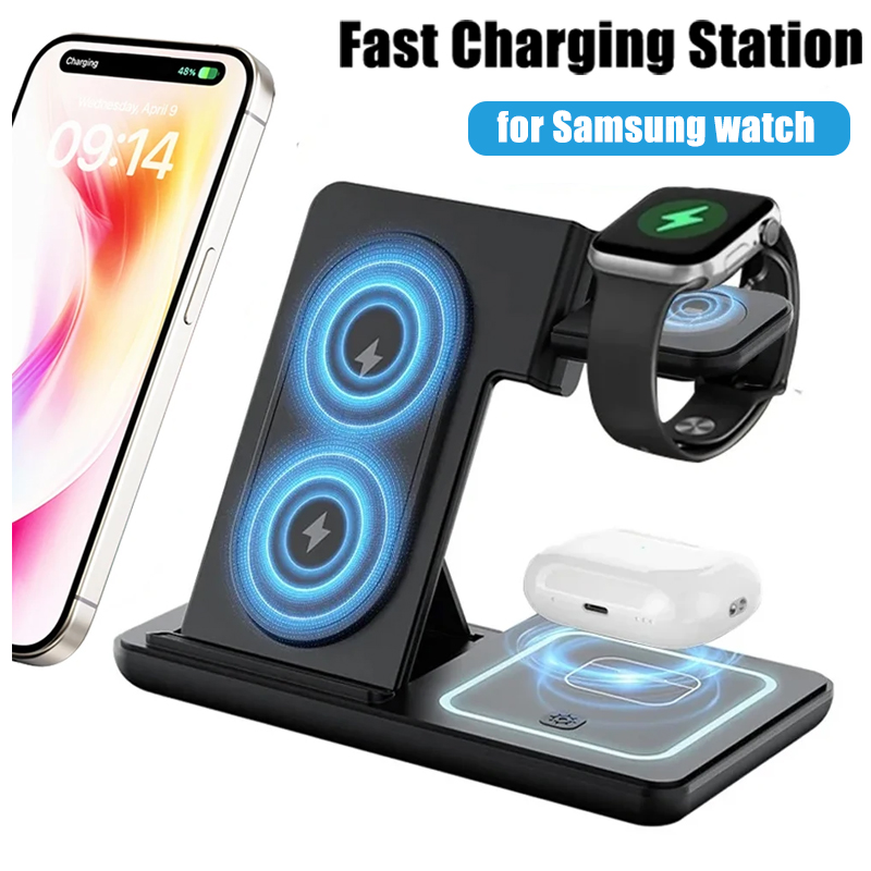 3 in 1 Foldable Wireless Charg - Watches Smartwatch Samsung のレビューと価格