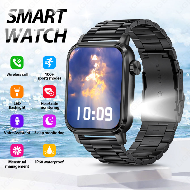 LIGE Smart Watch Sports Fitnes - Smartwatch Watches For Sale のレビューと価格