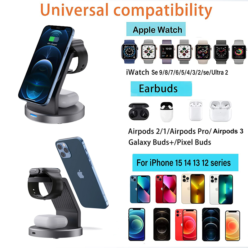 3 In 1 Wireless Charger Stand  - Iwatch Smartwatch のレビューと価格