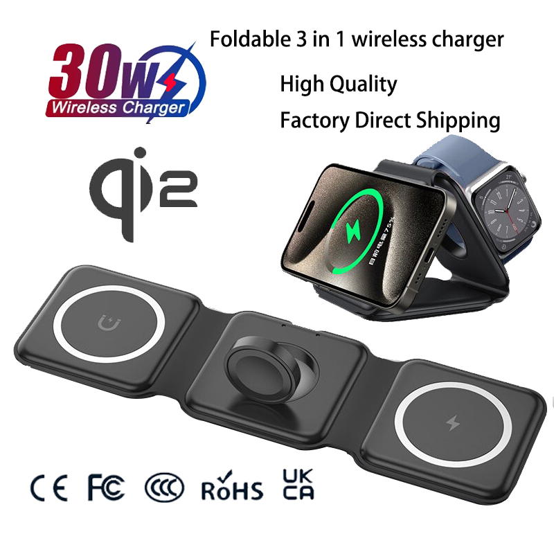 Universal Qi2 Magnetic Foldabl - Smartwatch Apple Watch のレビューと価格