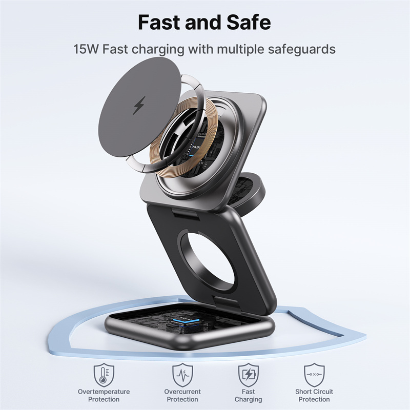 KUXIU Wireless Charger for Sam - Watches Smartwatch Samsung のレビューと価格